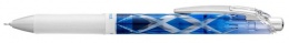 Zseléstoll, 0,25 mm, nyomógombos, PENTEL "EnerGel BLN75 Kiriko, Flying Arrow", kék
