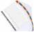 Regiszter, karton, A4+, 1-31, EXACOMPTA, fehér