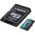 Memóriakártya, microSDXC, 512GB, C10/UHS-I/U3/V30/A2, Gen4, adapter, KINGSTON "Canvas Go! Plus"